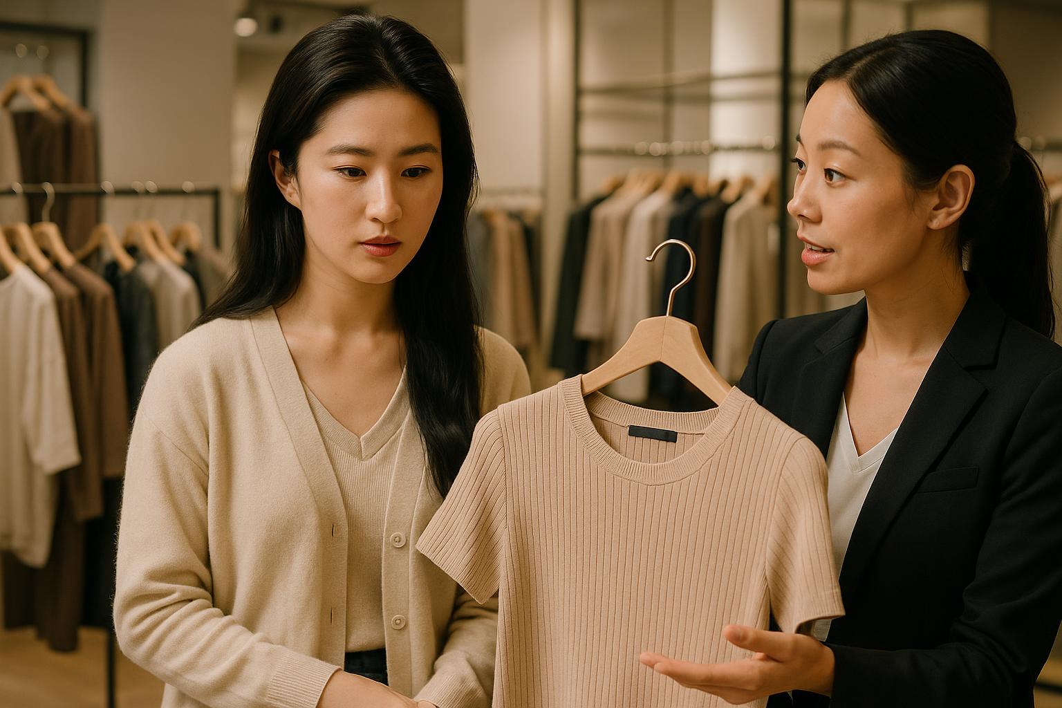 面对导购主动搭话时该怎么回应？