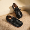 西村名物2025年秋季新款厚底气质学院风系带不累脚袋鼠鞋乐福鞋T25CM30861 商品缩略图8