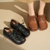 西村名物2025年秋季新款厚底气质学院风系带不累脚袋鼠鞋乐福鞋T25CM30861 商品缩略图0