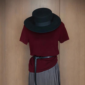 【预售7天】良木礼羊毛短袖上衣（Q2584244）