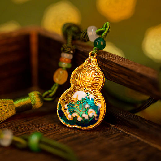 《好运来》锦鲤小葫芦挂饰 商品图1