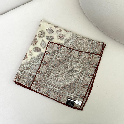 【不退不换】【预售7天】良木礼羊毛丝巾（Q258401） 商品图0