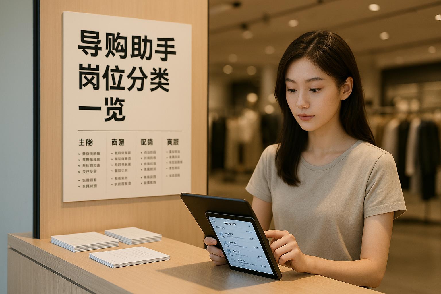 门店导购：主攻线下服务与销售