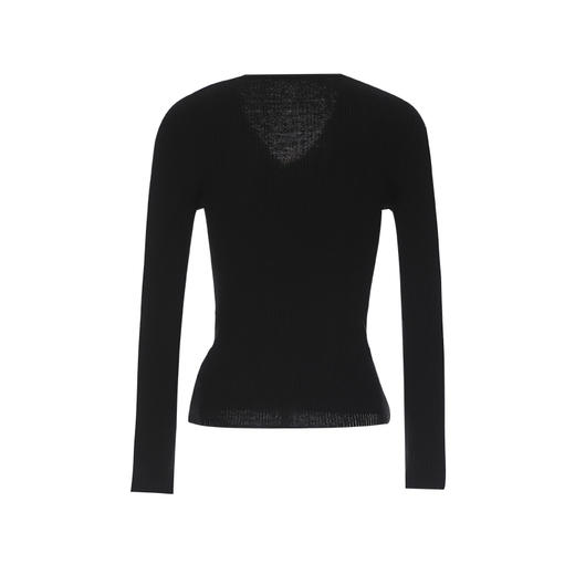 EITIE爱特爱V领长袖开百搭好穿针织衫8301006 商品图9