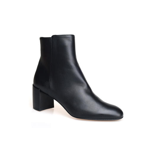 豪麟名鞋AGL女鞋短靴羊皮革D140622黑色 商品图0