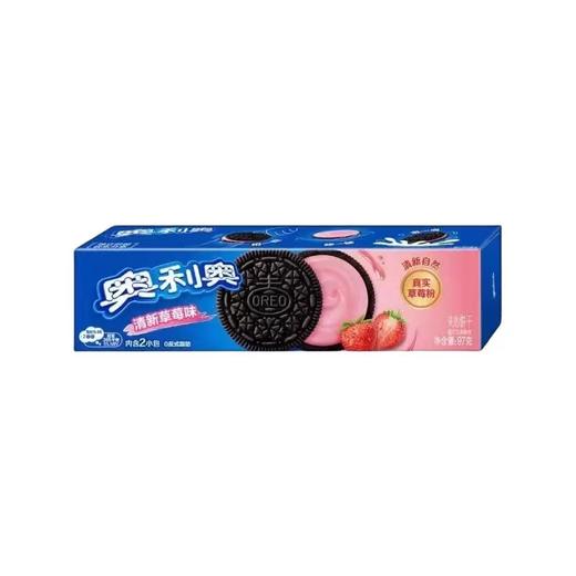 奥利奥夹心饼干清新草莓味97g/盒(B11-03-07) 商品图0