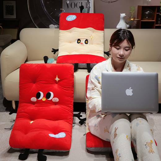 自然醒大眼红苹果连体坐垫QYL 商品图14