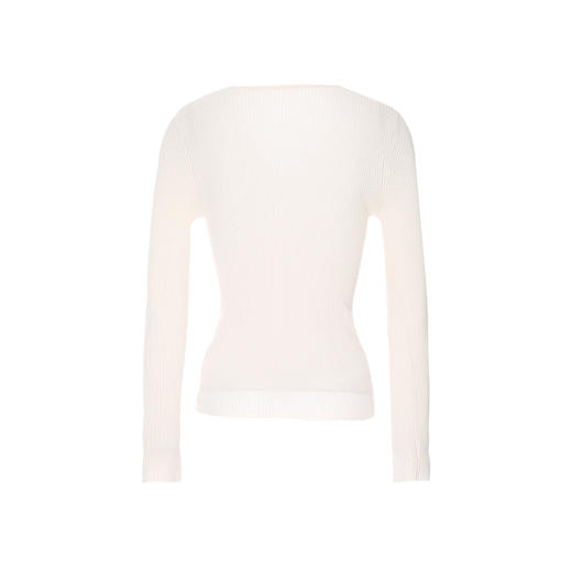 EITIE爱特爱V领长袖开百搭好穿针织衫8301006 商品图7