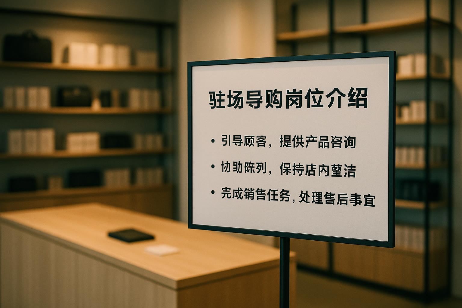 驻场导购是什么岗位？主要职责有哪些？