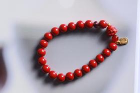 YHZS0121°福运常驻·朱砂珠串