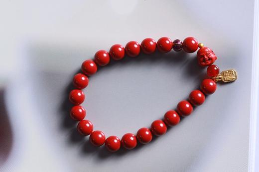 YHZS0121°福运常驻·朱砂珠串 商品图0
