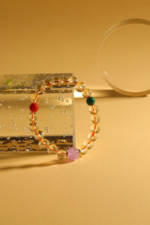 YHSJ0039°霞影澄心·净体黄水晶串饰 商品图3