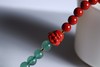 YHZS0109°长欢 朱砂+绿草莓晶手串 商品缩略图4