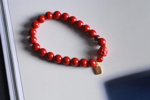 YHZS0121°福运常驻·朱砂珠串 商品图2