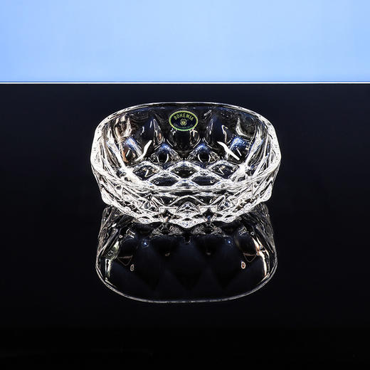 捷克进口零食水果盘玻璃托盘碗斗套装果碗送长辈宴会礼物波西米亚泰尼托盘5件套 商品图2