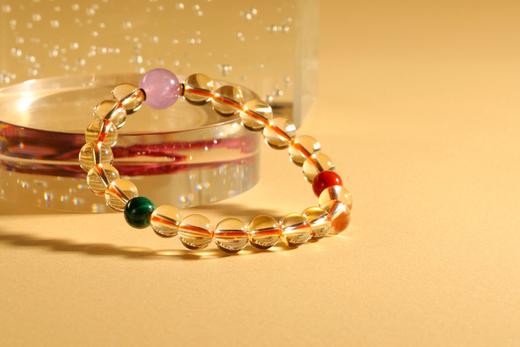 YHSJ0039°霞影澄心·净体黄水晶串饰 商品图1