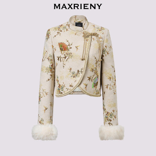 【宫廷巴洛克-商场同款】MAXRIENY宫廷新中式绣花复古外套拜年服(货号:MC85JA534) 商品图4