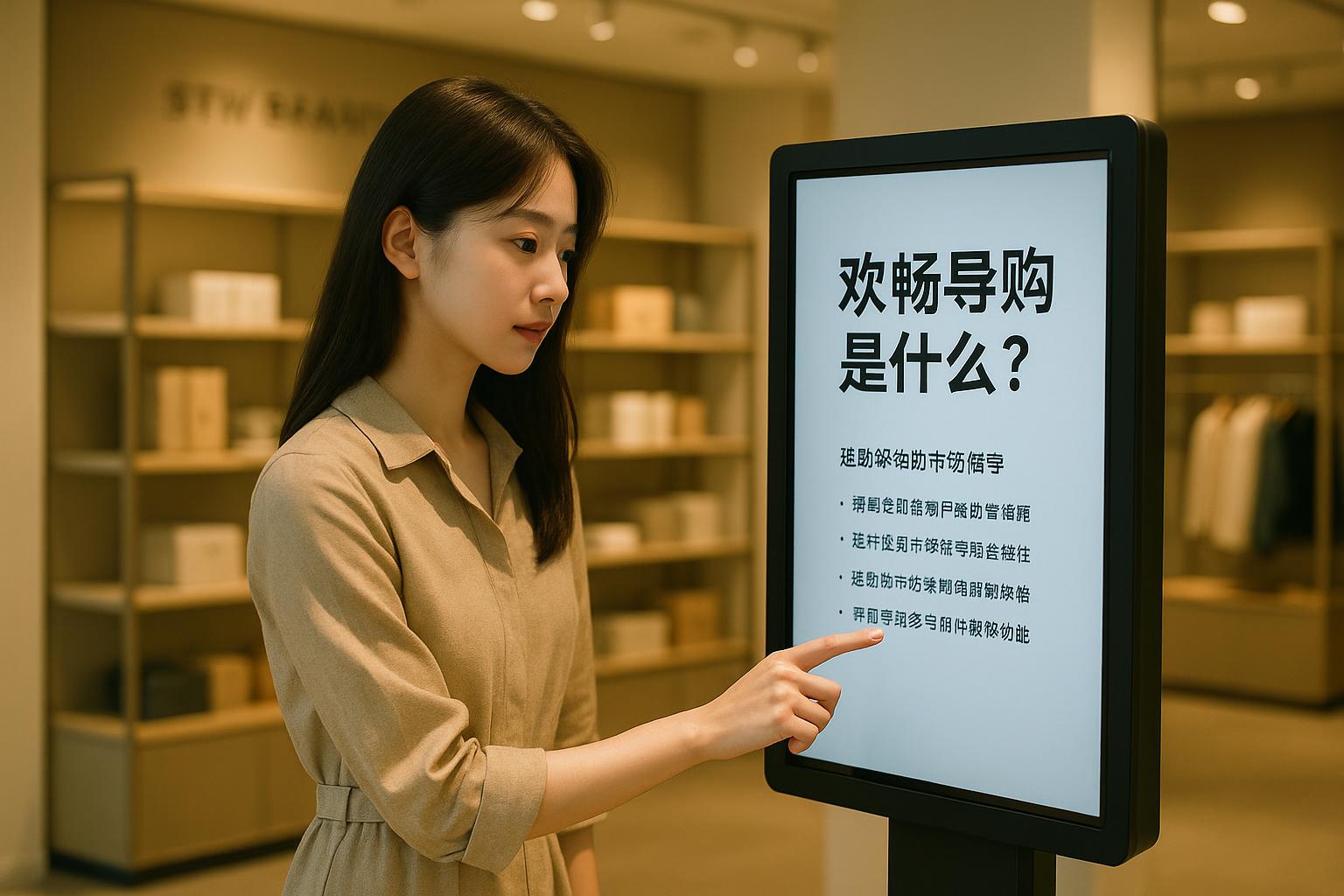 欢畅导购具体是做什么的？