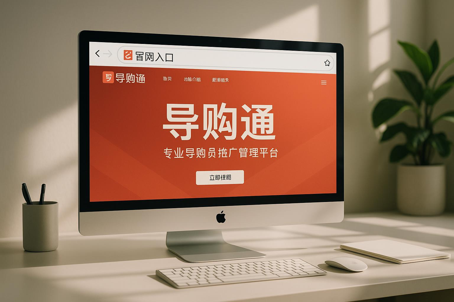 正确访问导购通平台的官方网址是什么？
