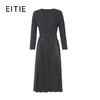 EITIE爱特爱圆领长袖针梭拼接假两件连衣裙8301007 商品缩略图2