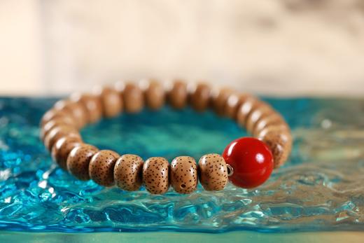 DQ0297°沉籽菩提+大漆手串 商品图4