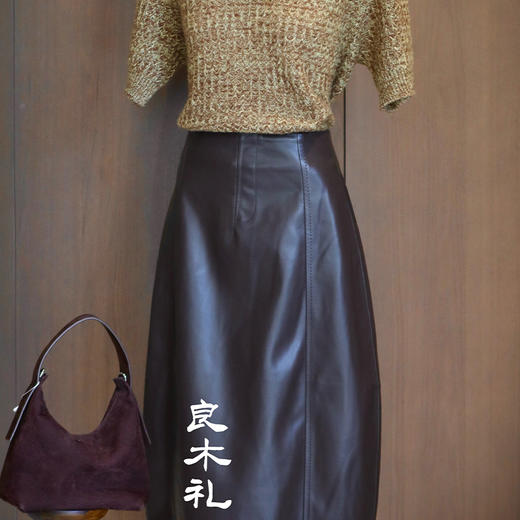 良木礼开叉半裙（Q258273） 商品图0