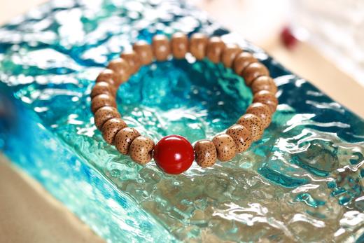 DQ0297°沉籽菩提+大漆手串 商品图3