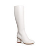 豪麟名鞋AGL女鞋长靴羊皮革D245520米白色 商品缩略图0