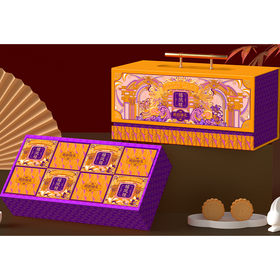 禧凤楼 禧韵锦礼月饼礼盒 1.28KG*1盒【FY】