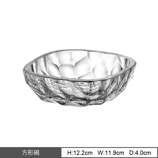 捷克进口零食水果盘玻璃托盘碗斗套装果碗送长辈宴会礼物波西米亚泰尼托盘5件套 商品图3