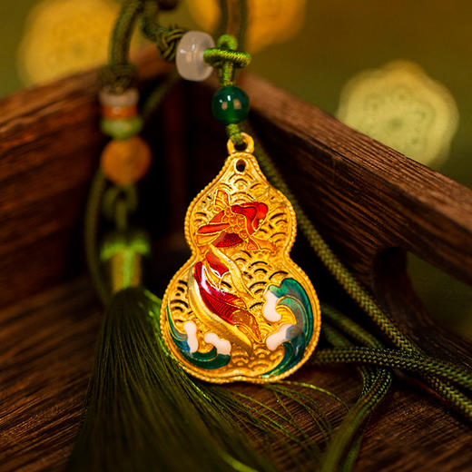 《好运来》锦鲤小葫芦挂饰 商品图2