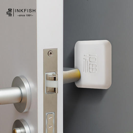 福字硅胶防撞贴 加厚开门撞福门把手冰箱门墙面防碰撞缓冲垫门挡器1个 商品图1