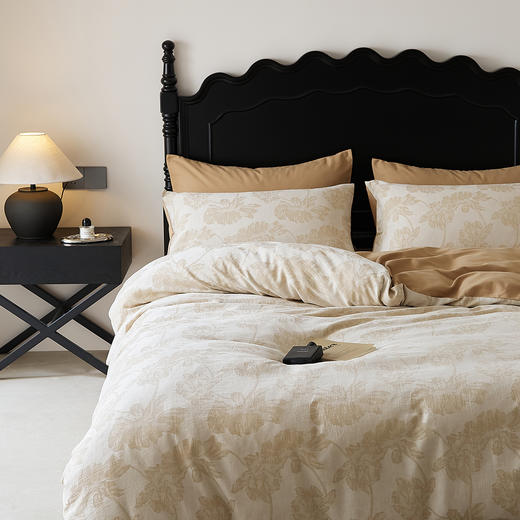 自然醒全棉色织提花四件套系列HS 商品图2