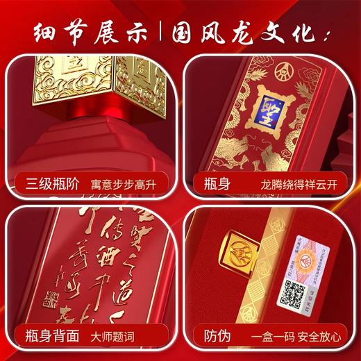 【双支配礼袋】五粮液股份 圣酒 喜临门双支 500ml*2 商品图3