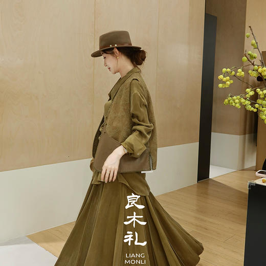 【预售7天】良木礼绵羊皮马甲（Q2582117） 商品图3