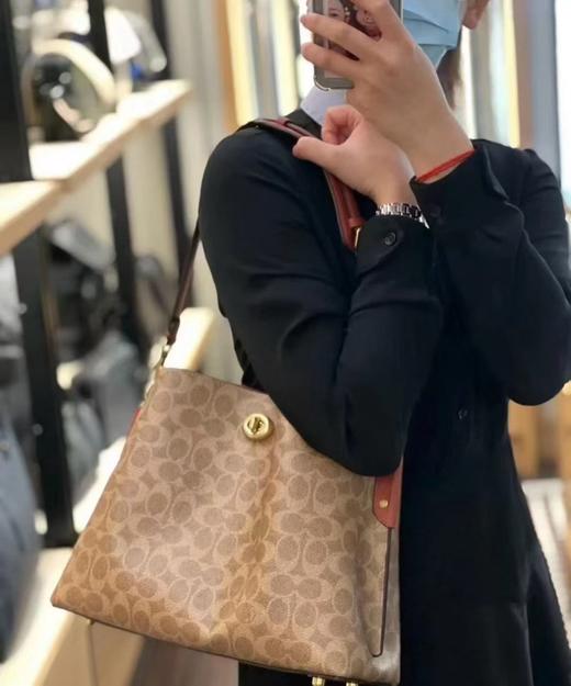 KC水桶包 Willow系列  经典棕色老花 商品图11