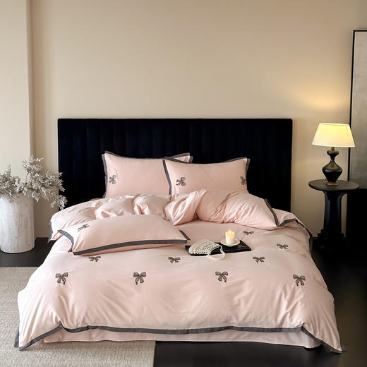 自然醒A类50支磨毛四件套-爱与蝶AN 商品图1