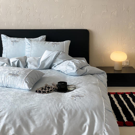 自然醒50支全棉提花四件套-晨露微光AN 商品图2