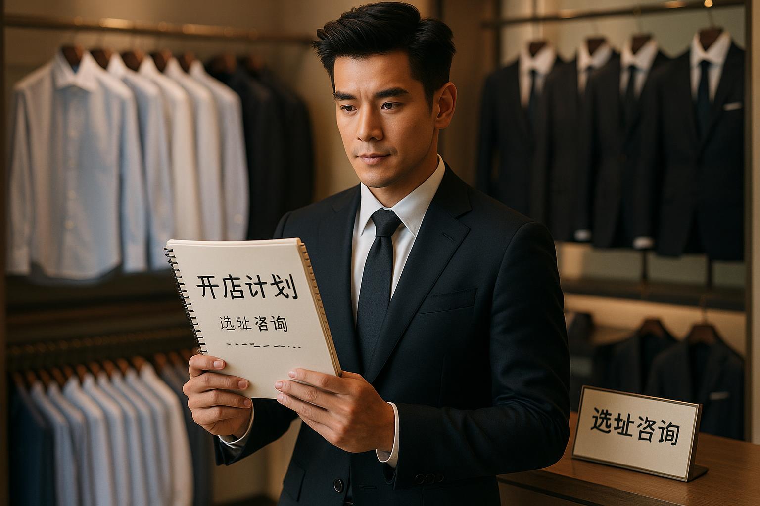 开男装店第一步：明确定位与资金预算