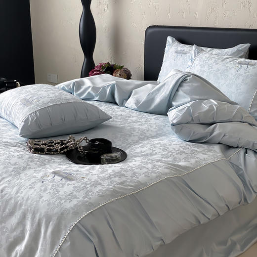 自然醒50支全棉提花四件套-晨露微光AN 商品图11