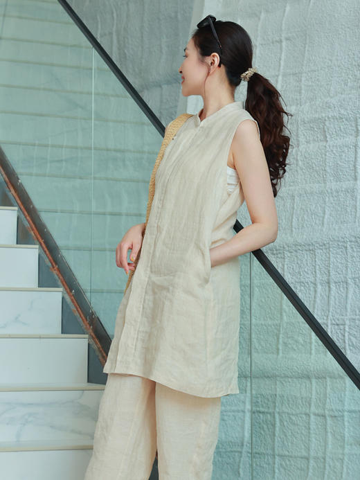 抖音专属】新中式长马甲（25704363-小姝-设计师） 商品图2