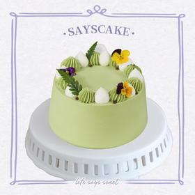 箬竹抹茶北海道戚风 Matcha Hokkaido Chiffon Cake