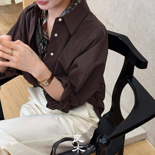 【预售7天】良木礼翻领衬衫（Q258494F） 商品图3