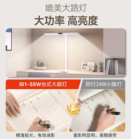 【代发】孩视宝桌面路灯I01-55W台灯桌面大路灯 商品图8