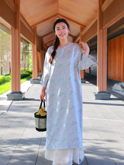【2026东衣作】新中式连衣裙（25707343风入竹-高定款） 商品图1