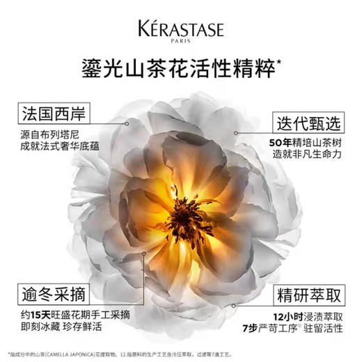  【限定福利】卡诗鎏光山茶花精油 解锁闪耀秀发秘籍 珍稀花萃强修护，一抹告别干枯毛躁，发丝柔顺亮泽到反光！（下单后72h发货） 商品图2