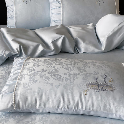 自然醒50支全棉提花四件套-晨露微光AN 商品图9