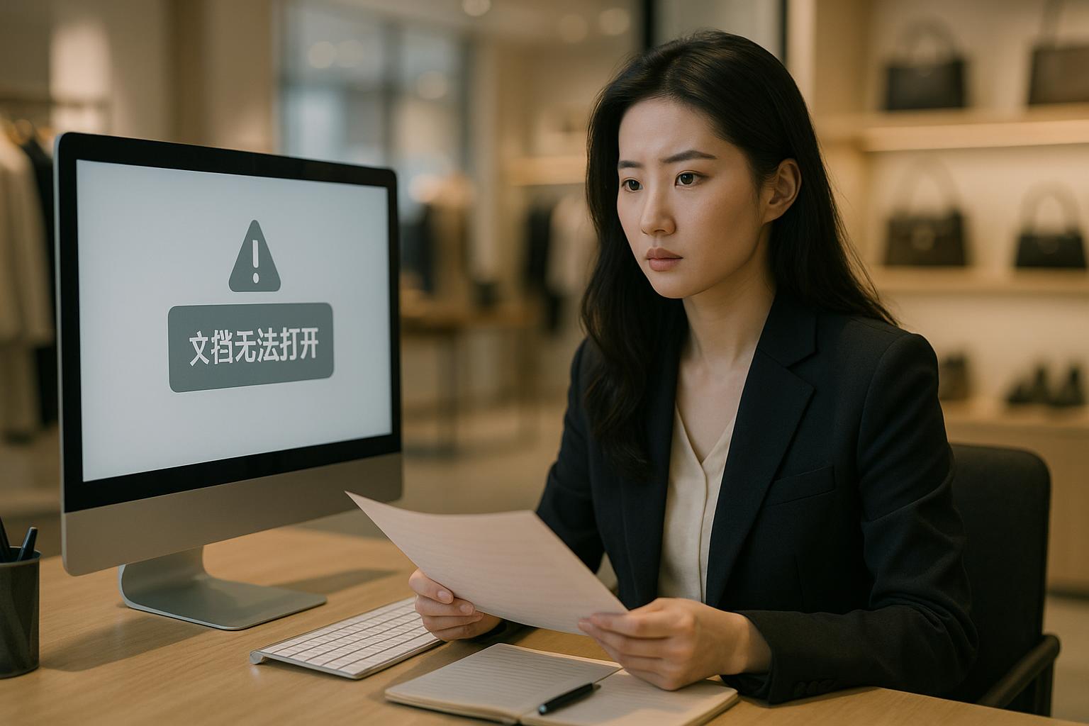 检查文档格式和完整性