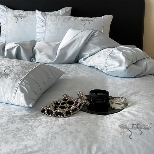 自然醒50支全棉提花四件套-晨露微光AN 商品图6