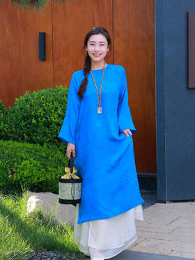 【抖音专属】新中式连衣裙（25707353与舒-高定款）